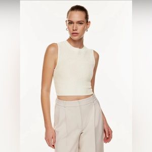 Aritzia Sculpt Knit Top (NWT)